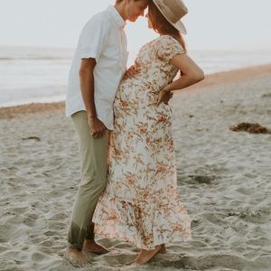 Leith Floral Print Dress